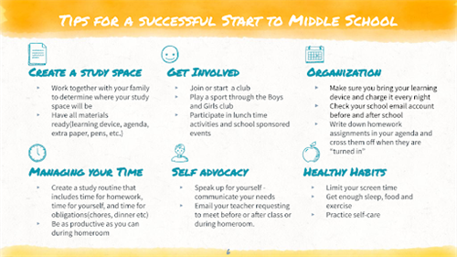 Tips for a successful start