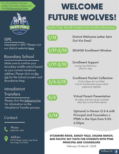 New Student Flyer